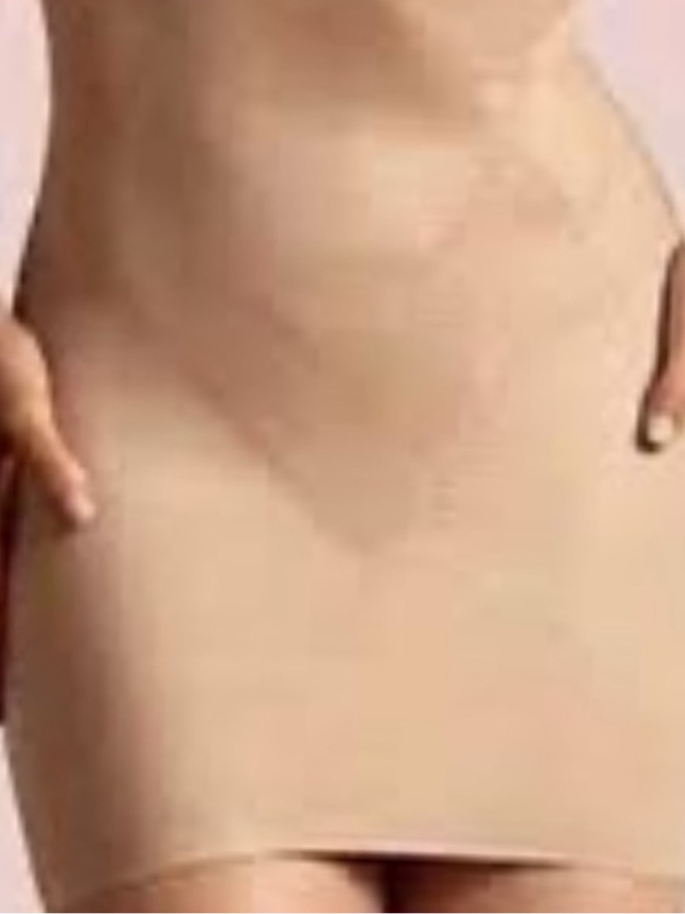 NWOT Victoria's Secret Ooh LaLa Tan Miniskirt Shapewear